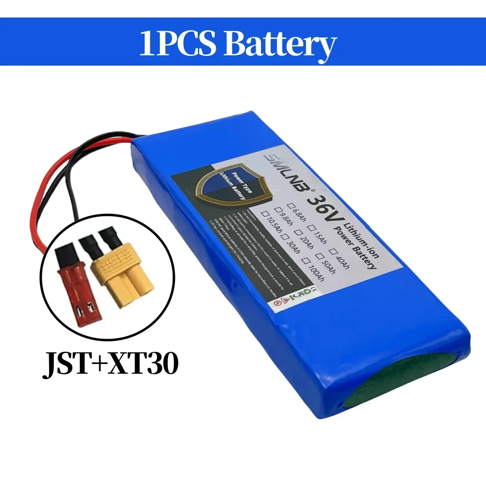 36V 6800mAh 18650 Lithium Li-ion Battery Pack 10S1P 15A BMS 500W Rechargeable Batteries Electric Car Bicycle Scooter image 3