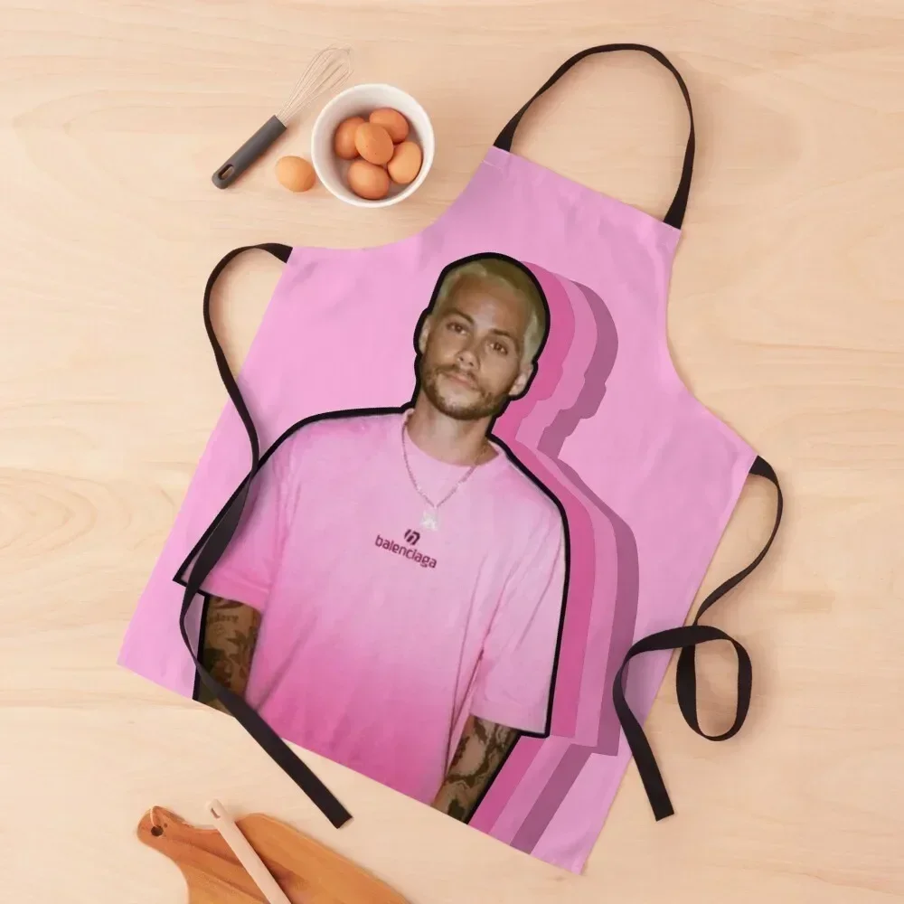 

Dylan Obrien Collage Apron Kitchens Accessories man chef uniform Customizable work gowns for women cleaning Apron