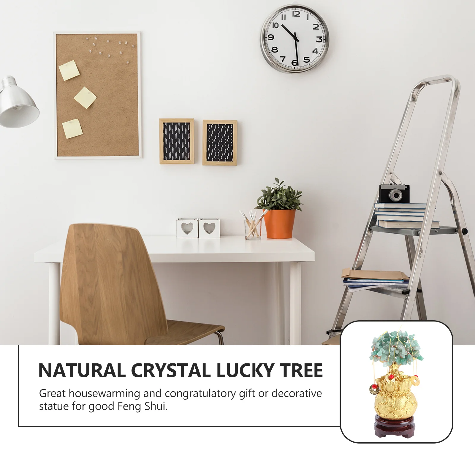 

Crystal Money Tree Bonsai Style Money Bag S Size Green Crystal Feng Shui Wealth Prosperity Home Office Ornament Decoration