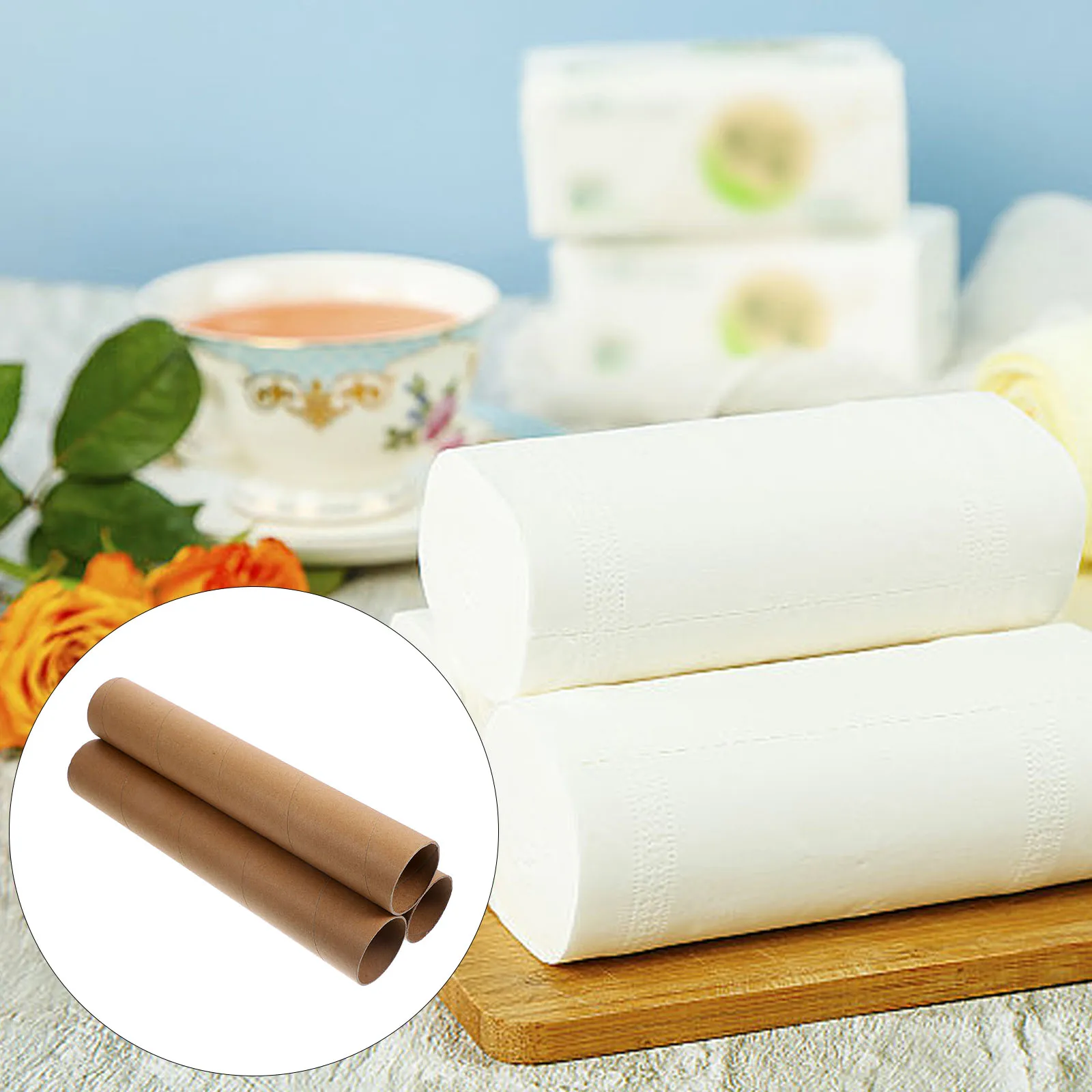 3 قطعة أنبوب ورق فارغ الحرفية لفة Diy بها بنفسك الفن الإبداعية أنابيب الورق المقوى المشارك تخزين قصبة صيد خشبية اكسسوارات للفصول الدراسية #1