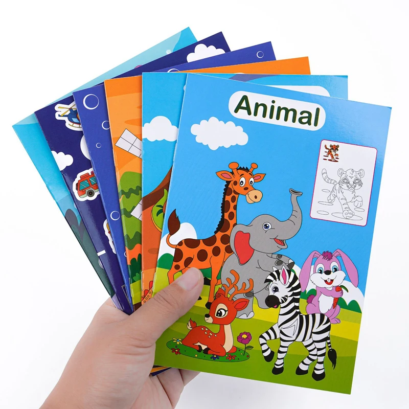 6 Themed Coloring Books Suitable For Children Or Teenagers, Used For Training, Art Enlightenment, And Stress Relief For Teenager image 4