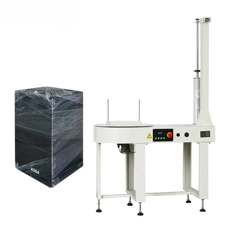 Bp800S Automatic Carton Packing Machine Plastic Pe Stretch Film Vertical Wrapping Machine for Air Cylinder