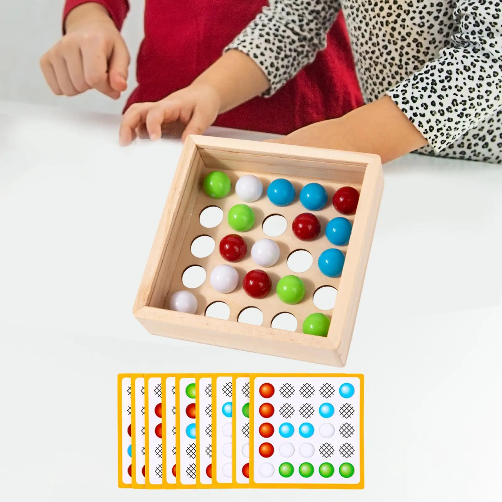 Juego de combinación de colores de cuentas al Thinking para regalos de cumpleaños para niñas y niños