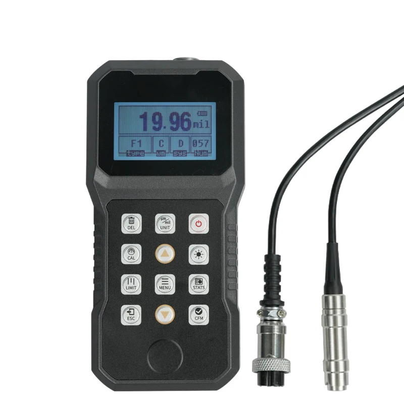 Metallic Coating Thickness Gauge for Automotive Paint Film Thickness Tester to Measure FE/NFE Paint Tool