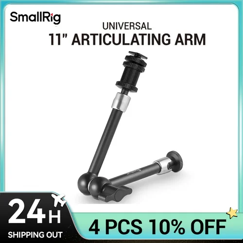 SmallRig DSLR 7 ""/11"" brazo de roseta articulado brazo mágico de cámara con soporte de zapata fría adaptador de tornillo roscado estándar 1/4 ""-20 1498