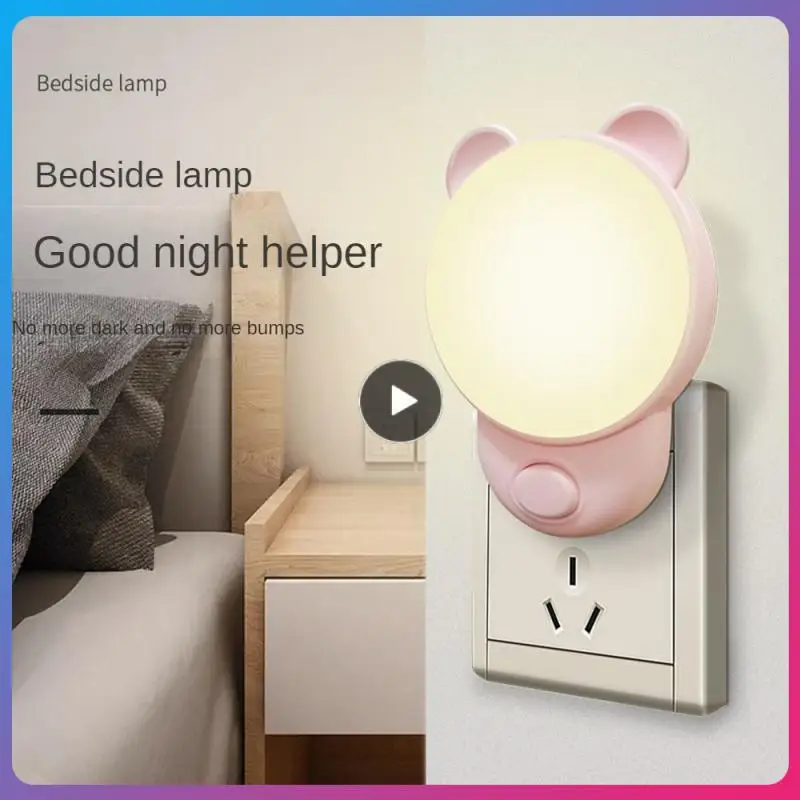 No Glare Flicker Baby Sleep Lamps Eyes Led Night Light Energy Saving Soft Light Bedroom Bedside Lamp Long Endurance