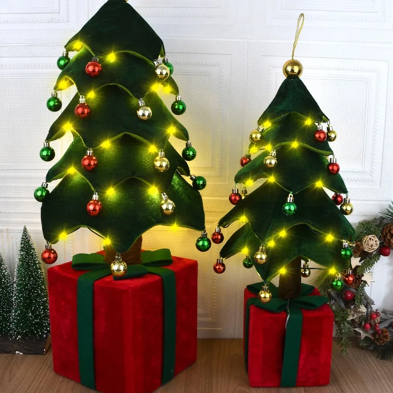 

Telescoping Christmas Tree Innovative Holiday Decor for Window Display Patio Festive Ornament with Illuminated Party Supplies