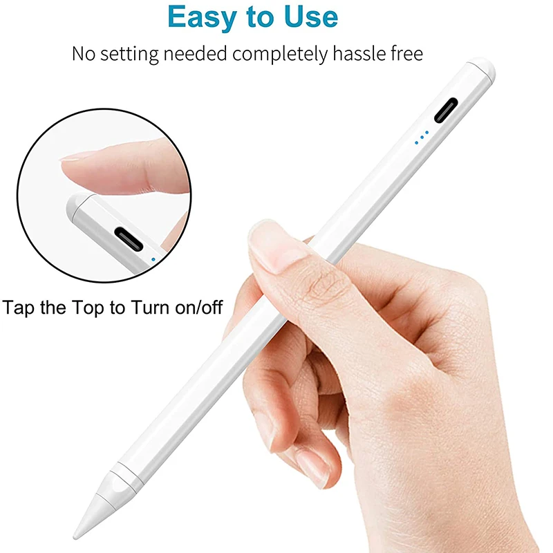 

Универсальный стилус для Samsung Tab A9 plus S10 A8 S7 S6lite, емкостный сенсорный стилус для Huawei Xiaomi Lenovo M9 Pro 12.7 M10plus