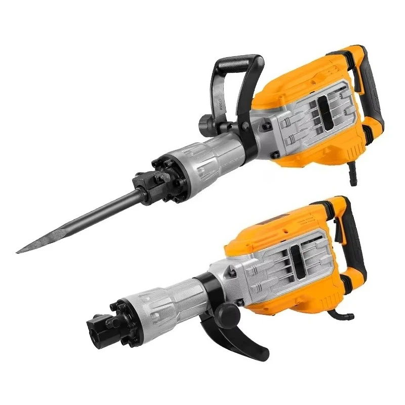 

One Stop Hand Power Tool Sets Concrete Hammer Breaker Electric Jack Hammer Drills 1700w 60J Impact Demolition Drill