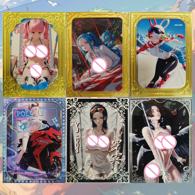 

Аниме цельные металлические карты Yamato Boa Hancock Perona Uta Nico Robin Коллекционные карты Рождественские подарки на день рождения детские игрушки