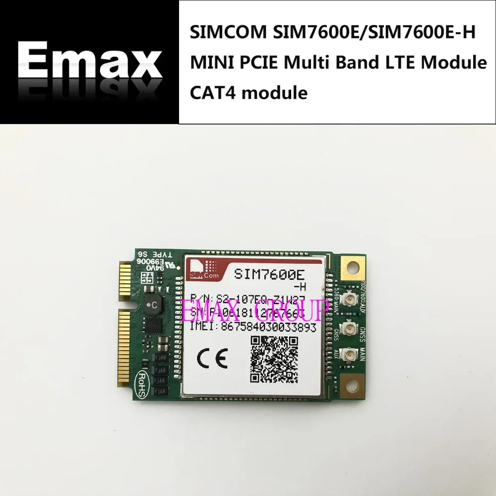 SIMCOM SIM7600E-H Tipo SMT/Mini Pcie/placa de fuga/placa EVB/placa de desenvolvimento placa de teste SIMCOM 4G LTE cat 4 Módulo