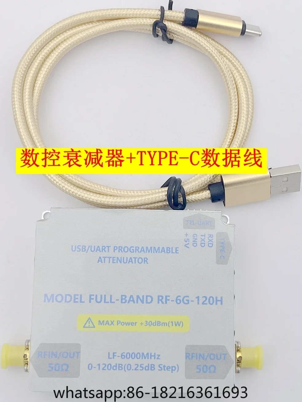 

Измерение чувствительности двунаправленного радиочастотного модуля аттенюатора с ЧПУ LF-6GHZ-120DB.