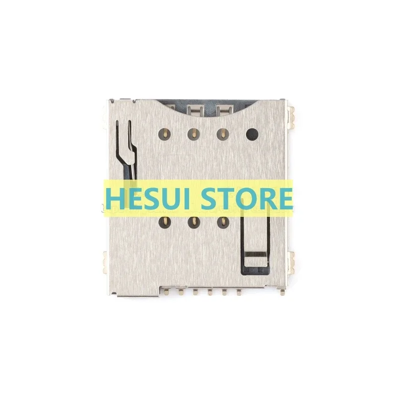 1/5 PCS Micro-sim-klb-6 +1P- Self-ejecting -1.5H- Crash resistant SMD MICRO mobile phone SIM card holder