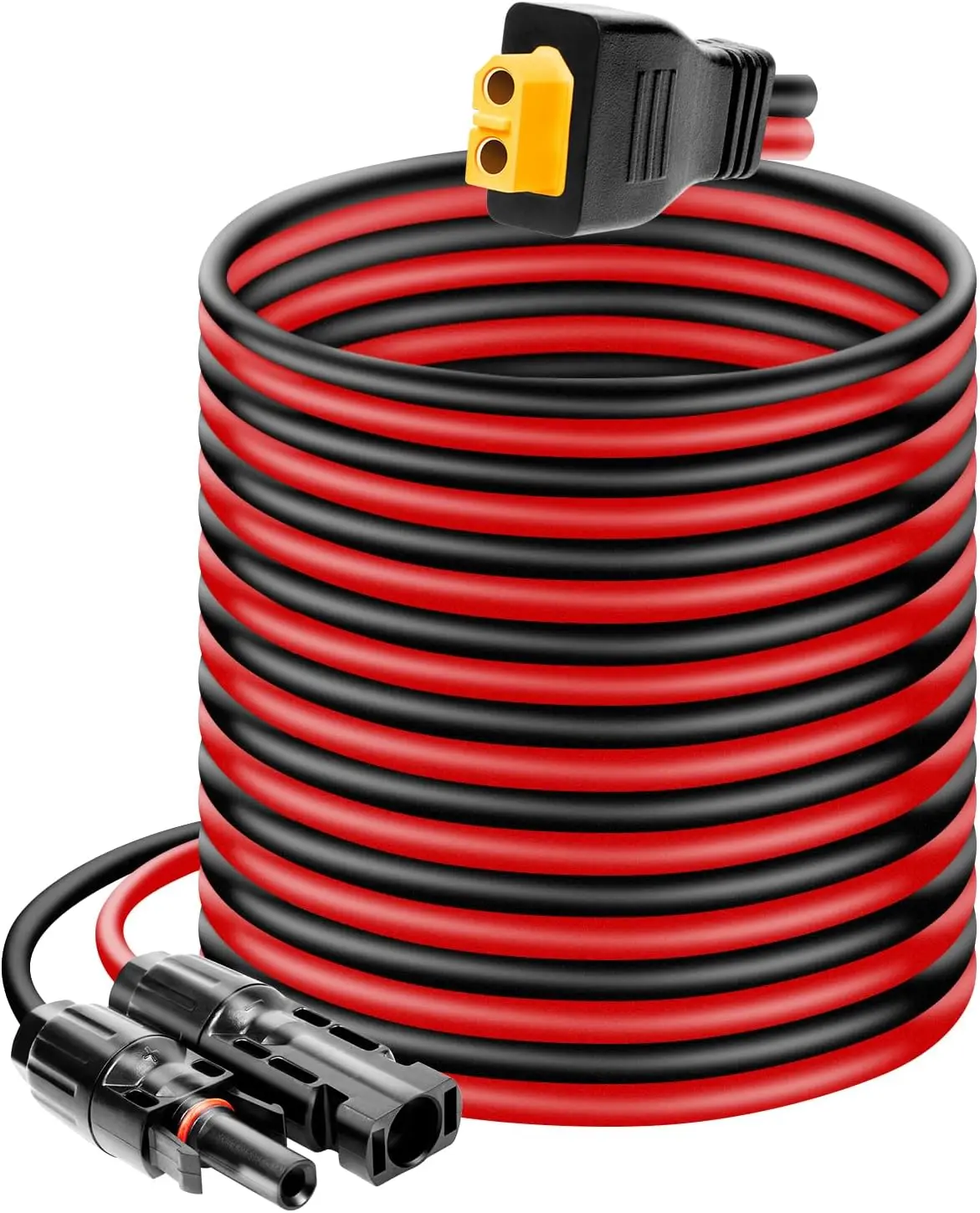 Solar Panel Connector to XT60 Connector Cable 30FT, 10AWG Solar to XT60 Charge Extension Cable XT60 (Plug Female) Cable for RV