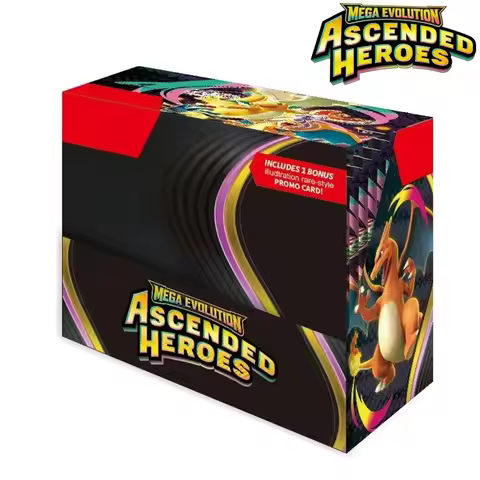 New 360Pcs Pokemon Card Mega Evolution Ascended Heroes PHANTASMAL FLAMES Destined Rivals English Booster Battle Transaction Card