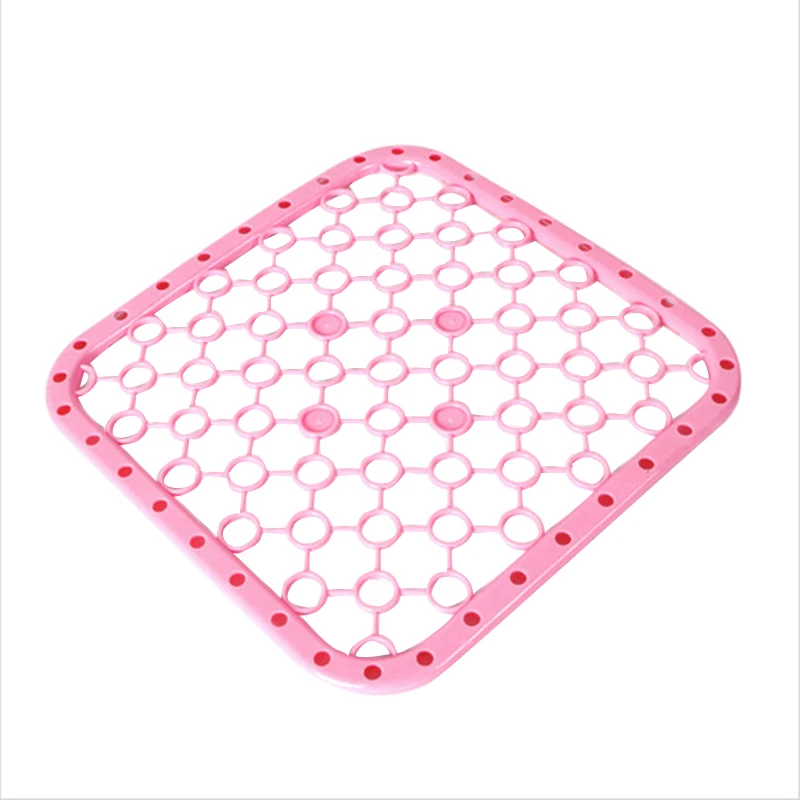 

Silicone Sink Mat Kitchen Divider Heat Resistant Drainer Mats Tableware Protector Insulation Pad Practical Use