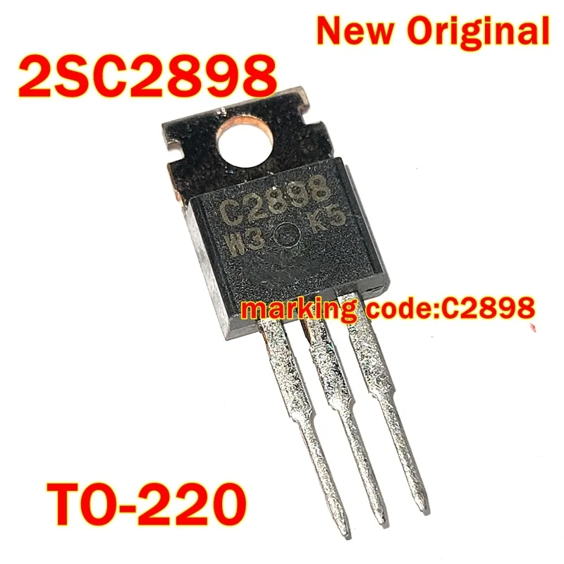 

1pcs to 100pcs 2SC2898 TO-220 New Original marking code:C2898 Silicon NPN Triple Diffused