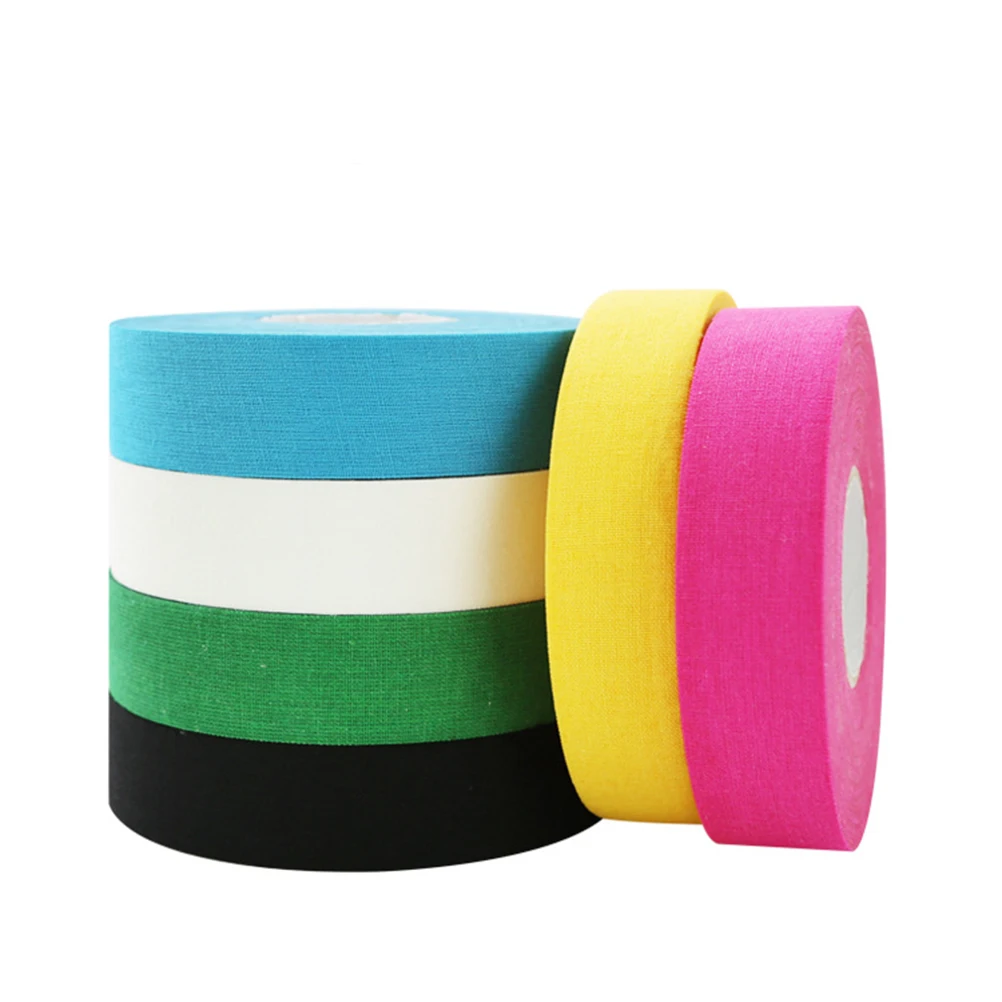 

2 Pcs Hockey Tape Durable Cotton Wrapper 20M Roll Length Waterproof Anti-slip Tear Resistant Stick Protect Glove Enhanced Grip
