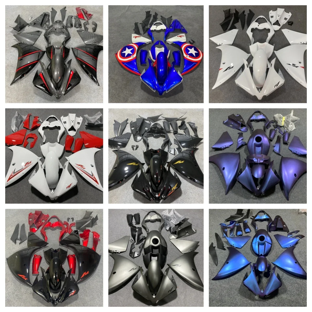 

Fit For YAMAHA YZF R1 12 13 14 Race Fairing Body Kit YZF-R1 2012 2013 2014 Motorcycle ABS Fairings Bodywork Panel Set