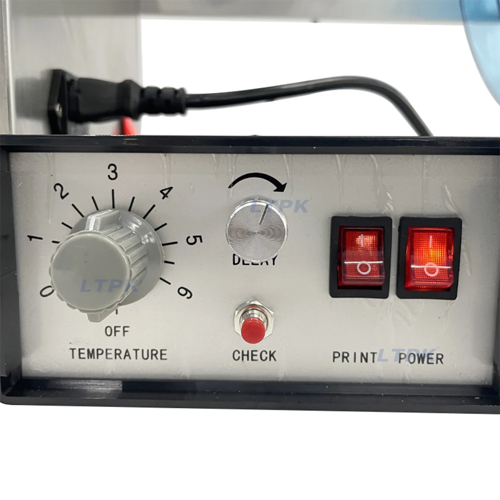 Semi-automatic Labeling Machine Simple Operation Pasting Small Round Bottle Labeling Machine With Date Coding