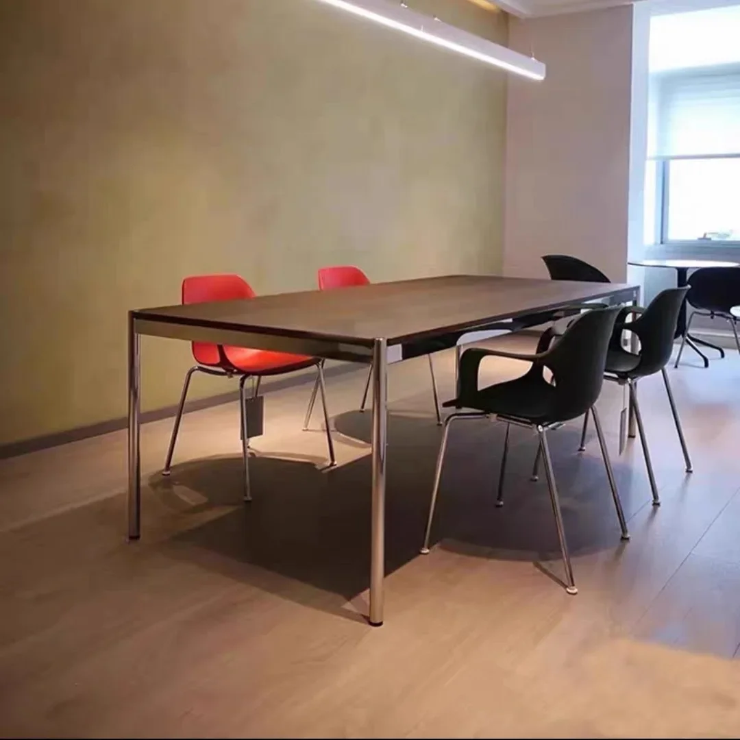DSA creative module desk modern simple stainless steel storage medium antique desk