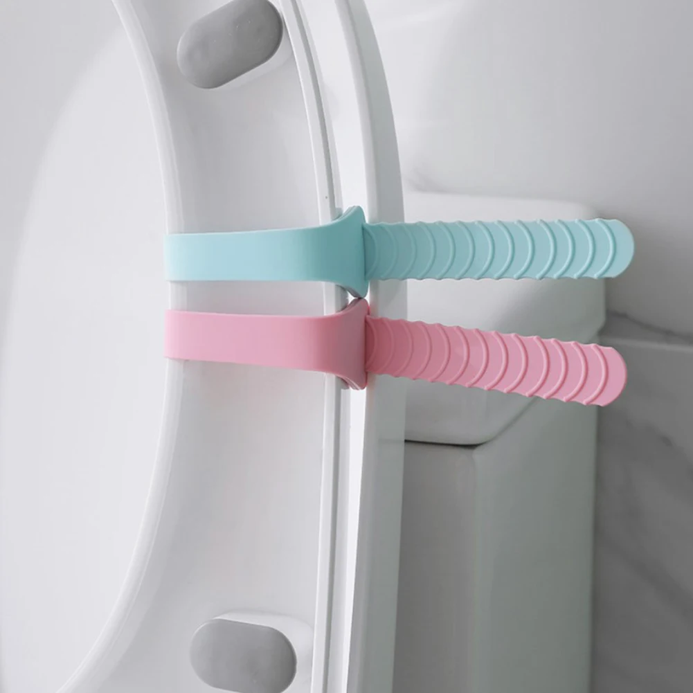 Silicone Toilet Lid Lifter Anti-Dirty Lifter Lift Toilet Lid Accessories Toilet Seat Ring Sanitary Handle Flip Handle