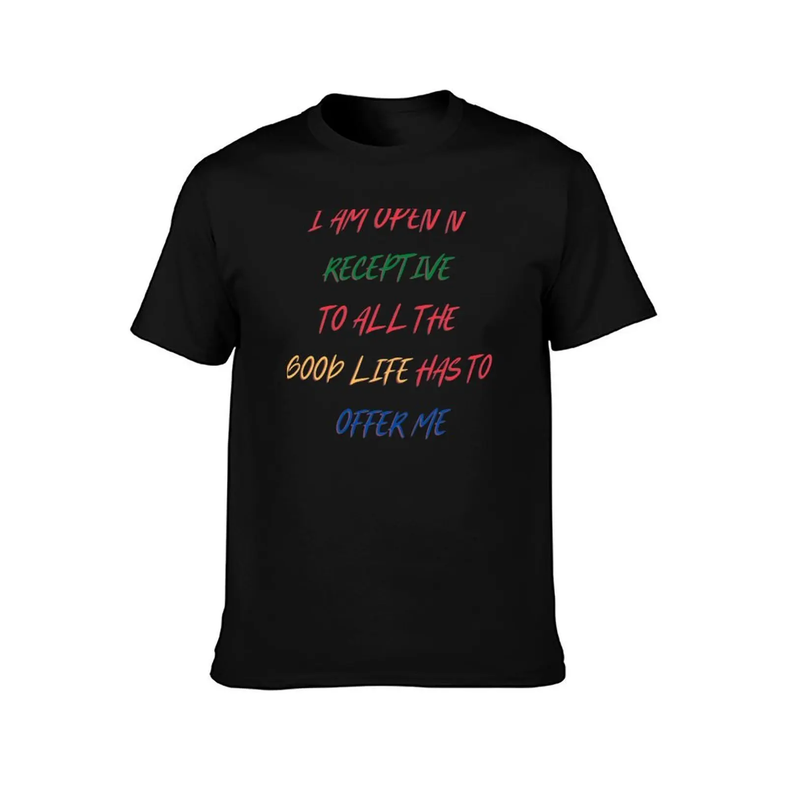 Open And Receptive T-Shirt Festival Short Sleeve T-Shirt
