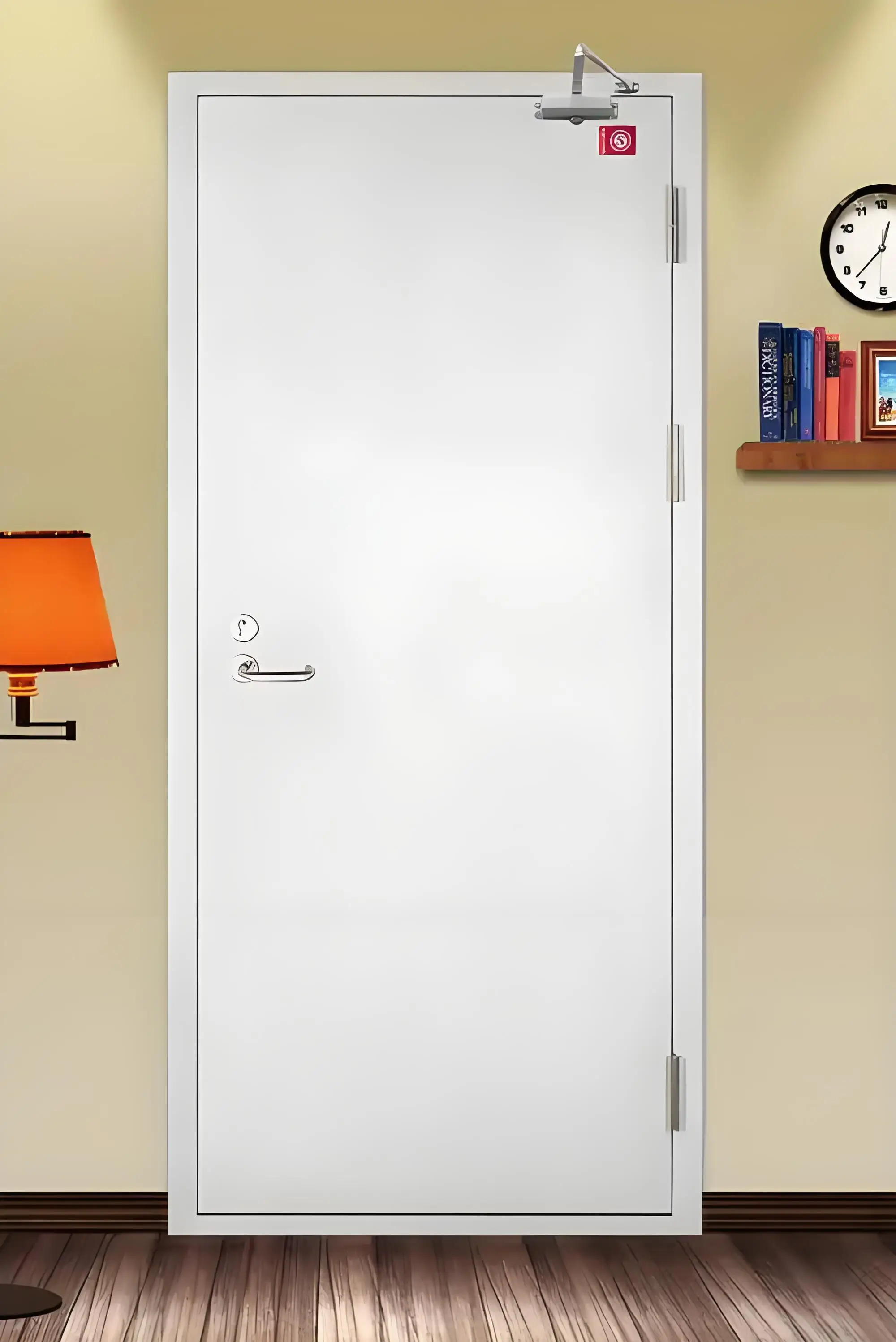 Customized Standard Steel Entry Fire Rated Doors Exterior Metal Soundproof for Communal Fire Exits for Application
