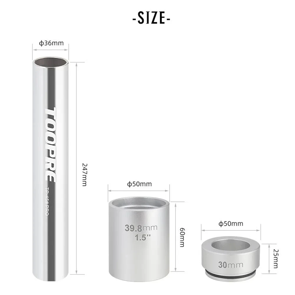 Toopre Fahrrad Headset Press Fit installieren und entfernen Werkzeug halb integrierte Lenkgetriebe Gabel Krone Distanz scheibe Unter leg scheibe Installateur Treiber – Detail 21