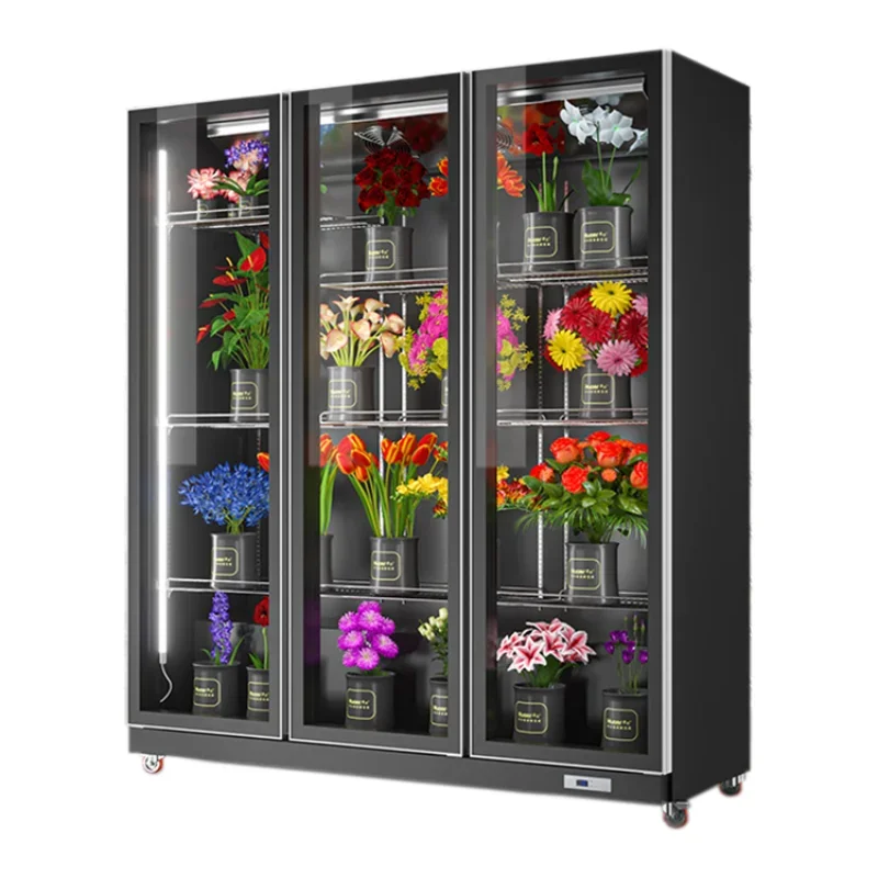 OEM Best price hot-sale flower freezer upright flower refrigerated cabinet commercial showcase refrigerator