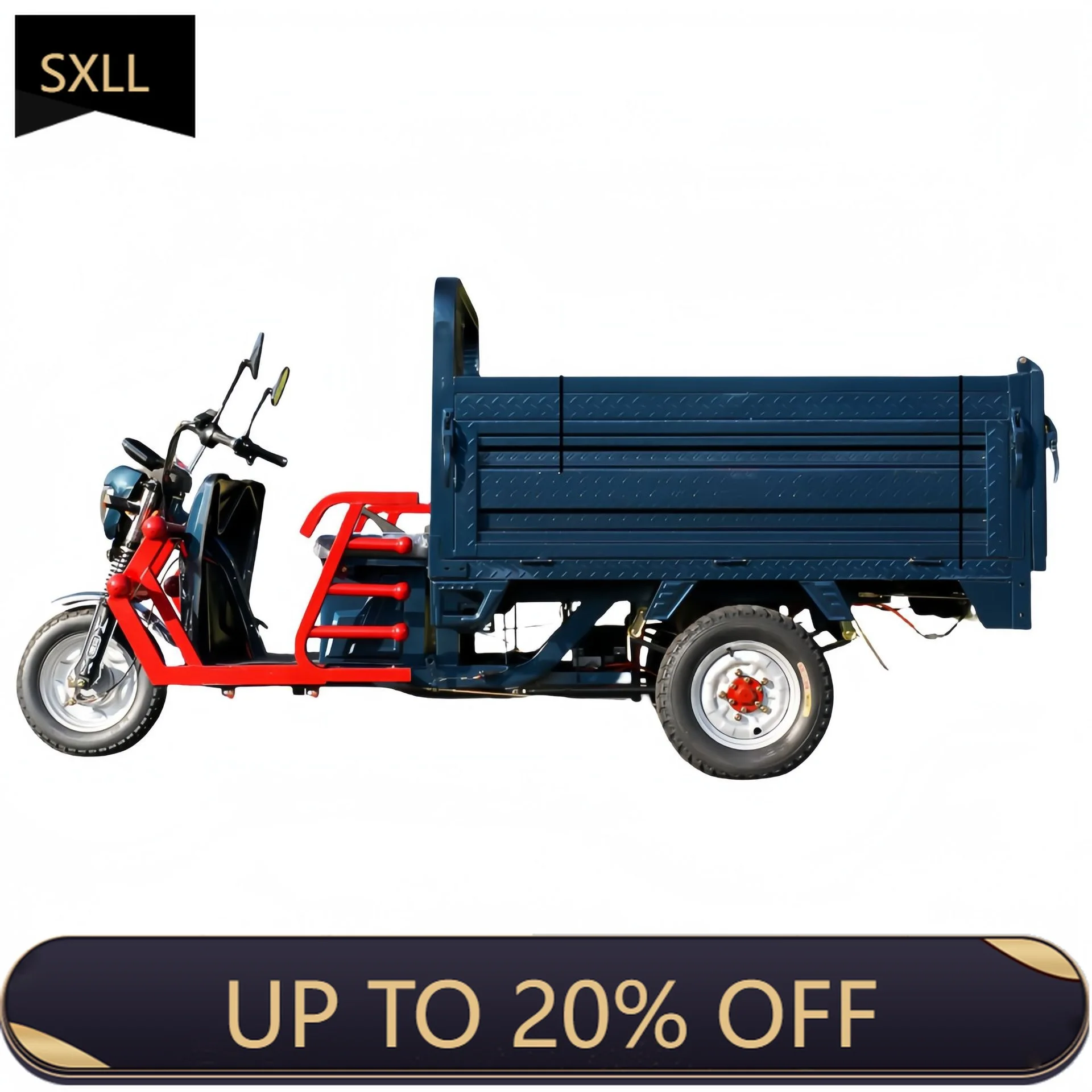 

SXLL Heavy-duty electric tricycles with a maximum speed of 30-50 km/h for commercial cargo transportation