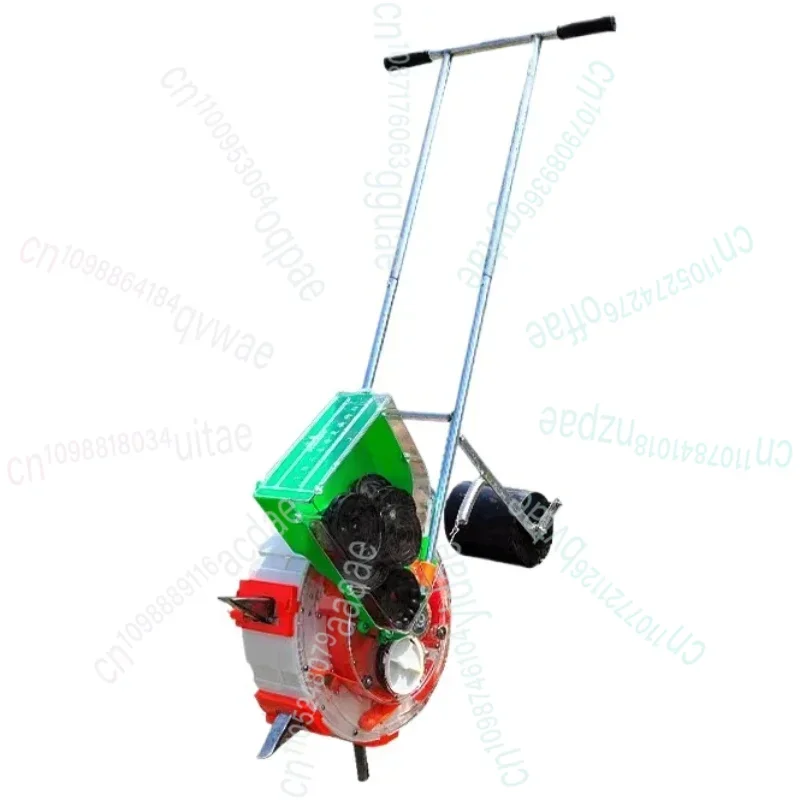 بذارة دفع يدوية للذرة والفول السوداني وفول الصويا وأرز القمح وبذور اللفت متعددة الوظائف آلة زراعية صغيرة عند الطلب 2024 جديد #1