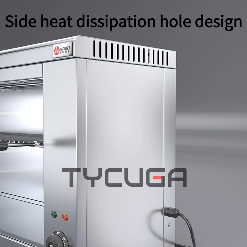 ติดผนังเตาอบพิซซ่าไฟฟ้า Baker เตาอบความสูงปรับสแตนเลสเครื่องเบเกอรี่ Commercial Professional เตาอบ