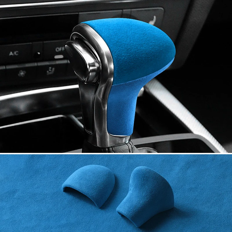 Made of Alcantara For Audi A4L A6L A5 A6 A7 Q5 Q7 S6 S7 Sport Gear Shift Boot Cover Trim Sticker Car Interior Tuning Accessories view 4
