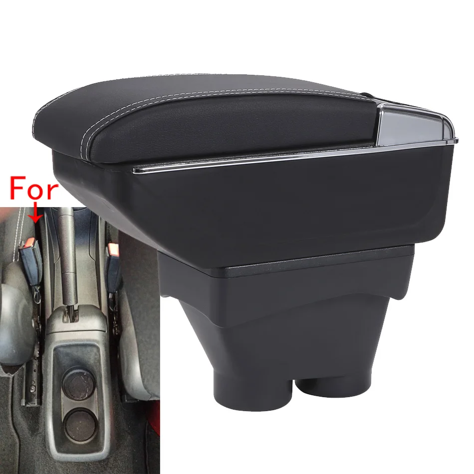 For Peugeot 208 Armrest Box 2012-2018 Car Storage Box Armrest Car Accessories Retrofit Parts Interior Detail Large Space Ashtray