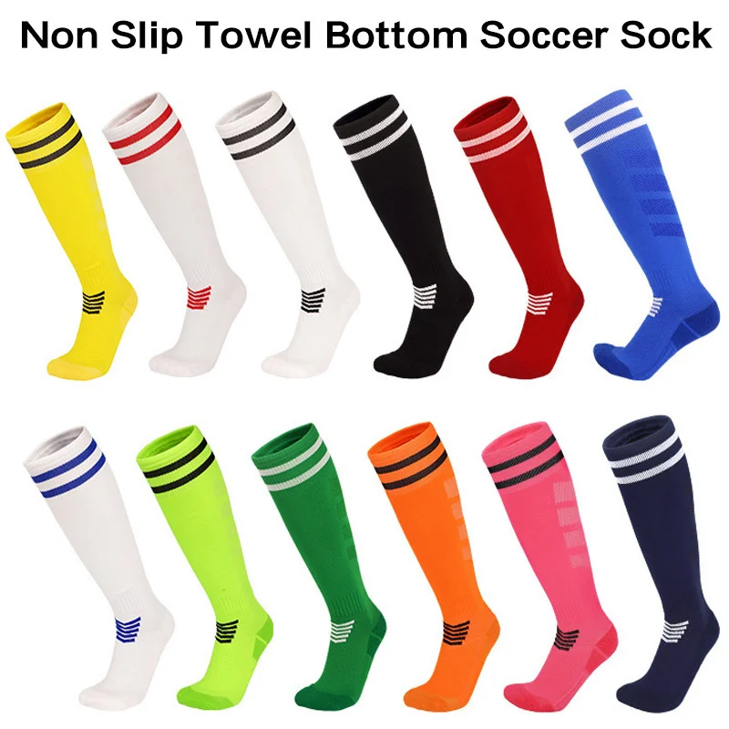 Football Soccer 2023 Breathable Professional Youth Kids Club Adult Socks Knee High Training Long Stocking Sports Sock for Boys