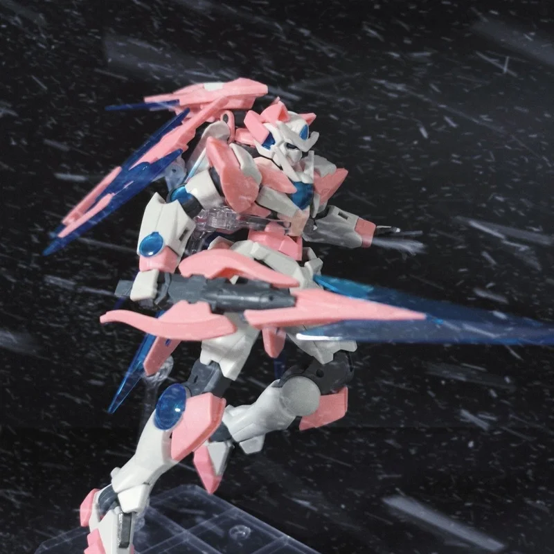 00Qan HG 1/144 Oreja de Gato Ver Opciones de Color Rosa Azul Negro Kit de modelo de ensamblaje Mecha Figuras de acción Anime Niños Juguetes Coleccionables