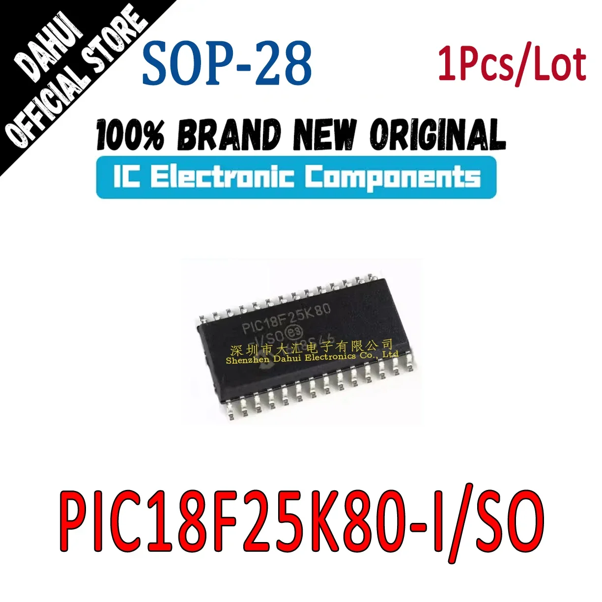 

PIC18F25K80-I/SO PIC18F25K80 SOP-28 microcontroller IC chip Quality Brand New
