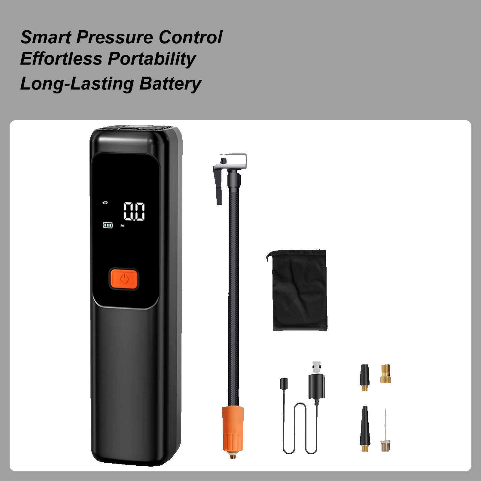 

Автомобильный воздушный компрессор, небольшой автомобильный насос для накачивания шин с ЖК-дисплеем, автоматическое отключение, автомобильные аксессуары для мотоциклов, седанов, звукоснимателей