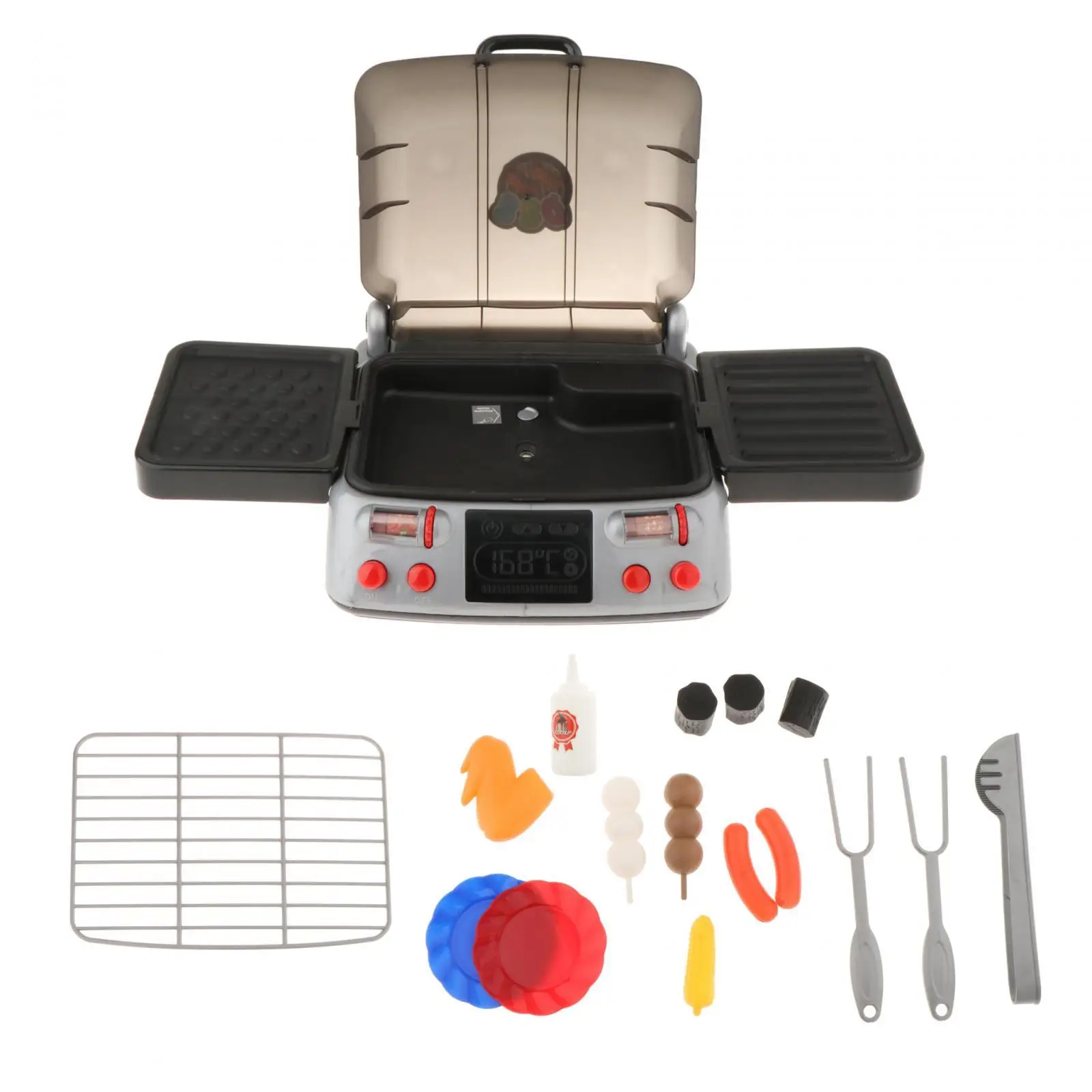 

Toddlers Barbecue Toy Set for Ages 3+ Years Old Preschool Kids Grill Playset