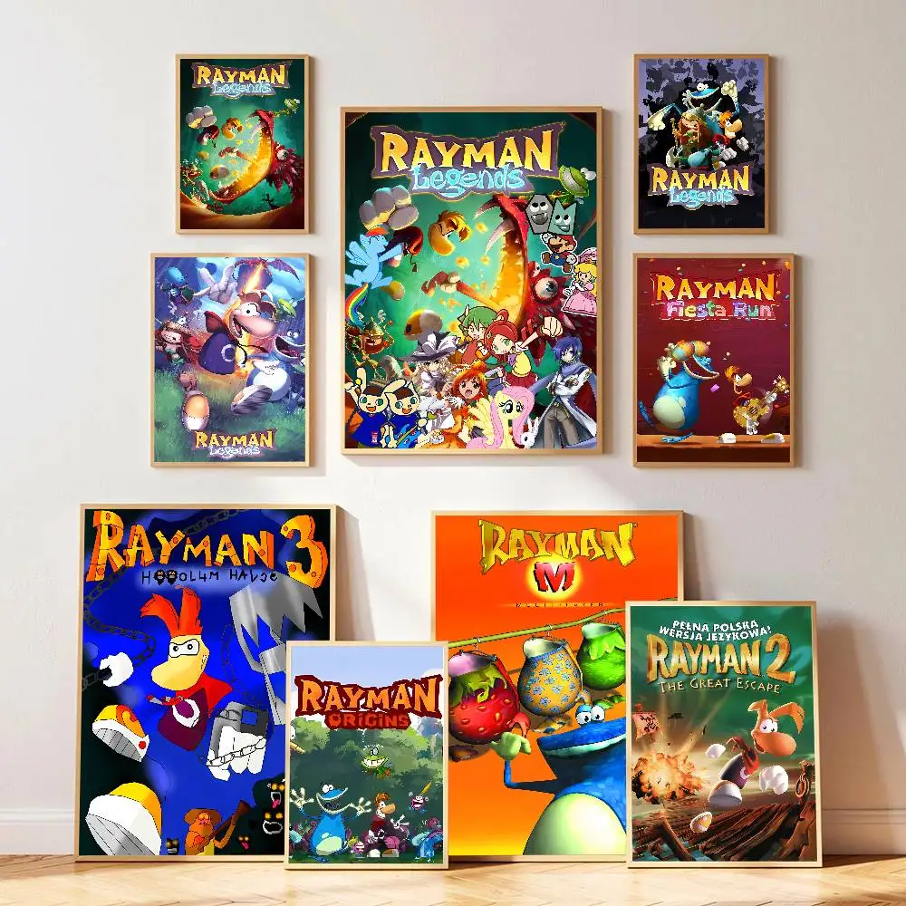 Rayman Legends أنيمي المشارك طباعة لغرفة النوم غرفة المعيشة ديكور المنزل اللوحة جدار الفن HD صورة جدارية