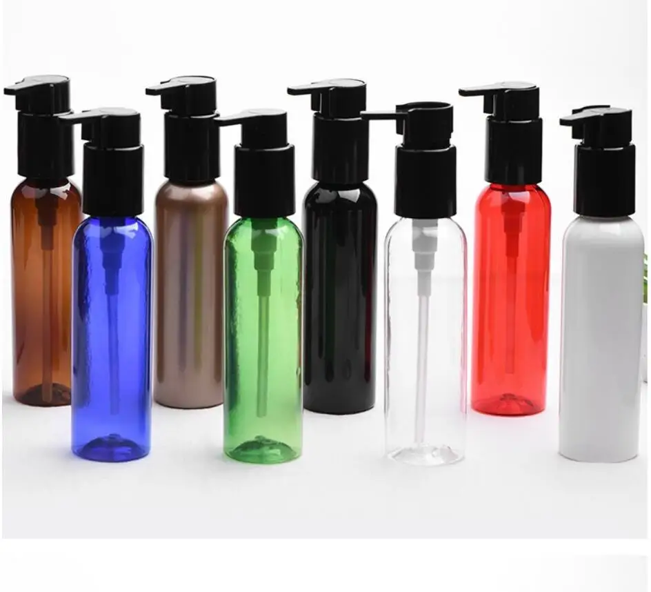 100ml120ML round plastic  PET BOTTLE  toilet water lotion emulsion serum essential toner skin care cosmetic packing