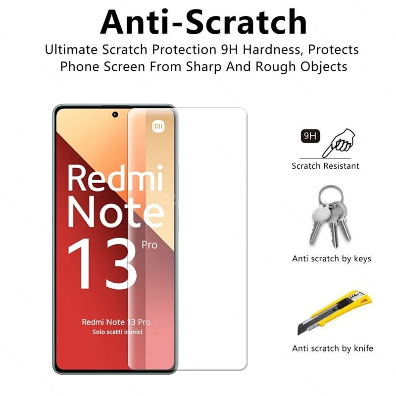 For Xiaomi Redmi Note 13 Pro Glass Redmi Note 13 Pro Tempered Glass Screen Protector Flim Camera Flim Redmi Note 13 Pro Glass