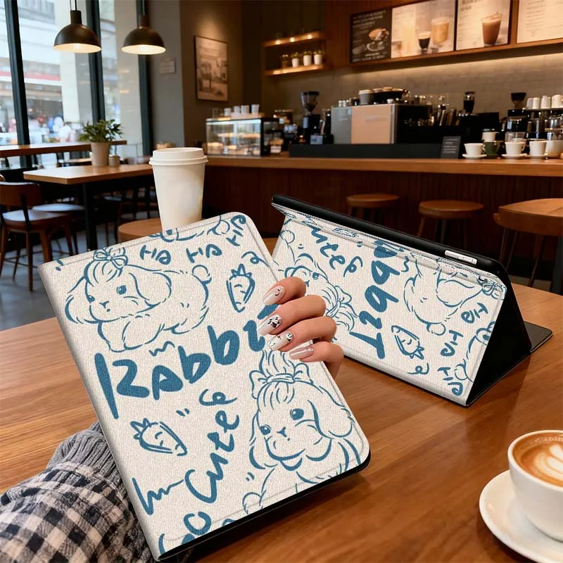 

Animal Line Creative Pattern For Xiaomi Mi Redmi Poco Pad 2 4 5 7S 6S 6 7 8 Max Plus Ultra SE Pro K 2025 Tablet Case