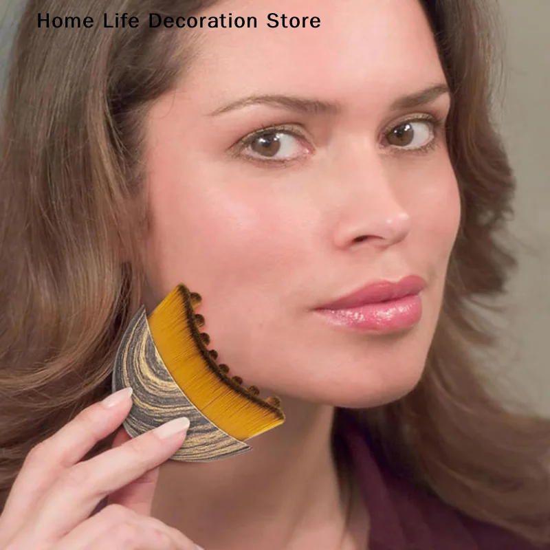 Pędzle do konturowania linii żylakowej twarzy i ciała, masażer do drenażu limfatycznego podbródka i linii żuchwy, narzędzie kosmetyczne do modelowania i łagodzenia zmęczenia.