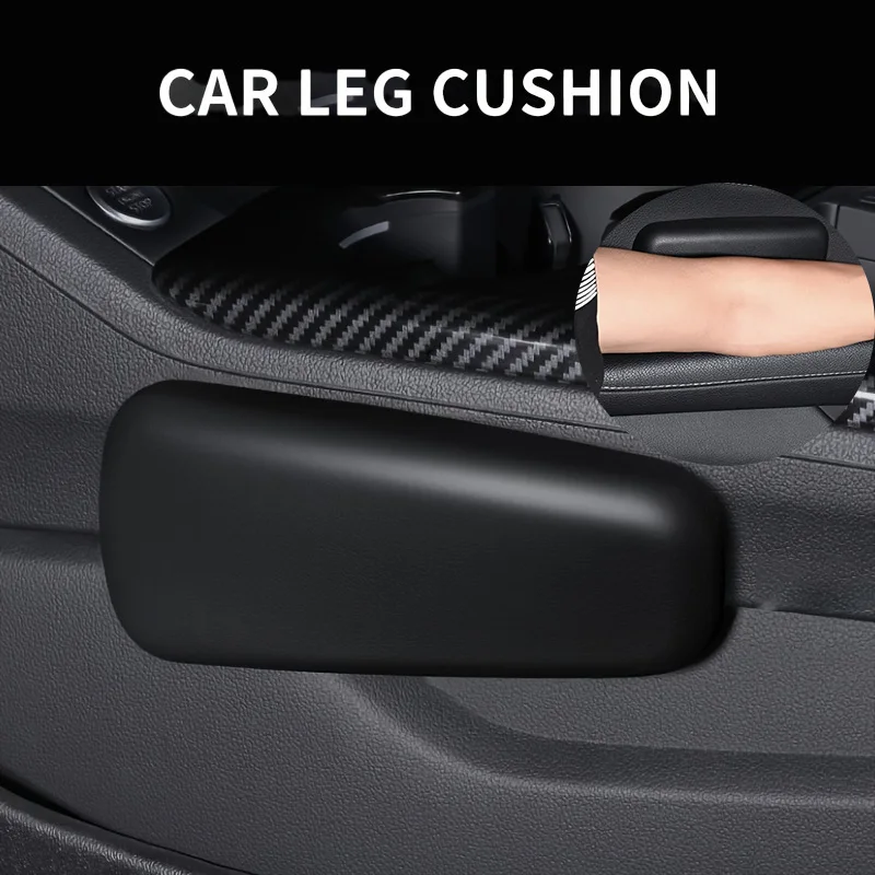 Universal Car Knee Cushion Pad Center Console Leg Support Protector Anti-Fatigue Driving Comfort Cushion for Most Cars Interior