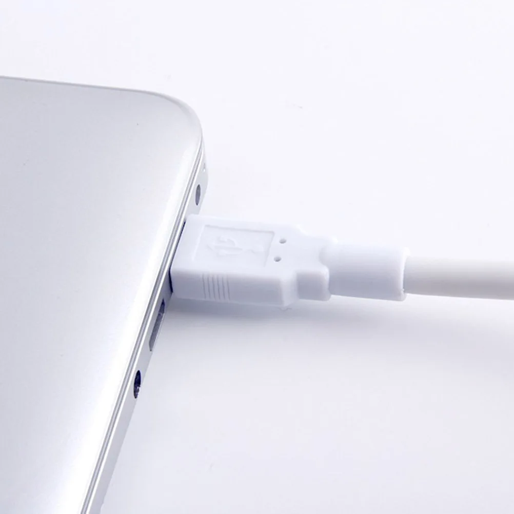 

Touch Control Led Night Light Usb Lamp White For Bedroom Laptop Notebook Decorative Room Lighting Silicone