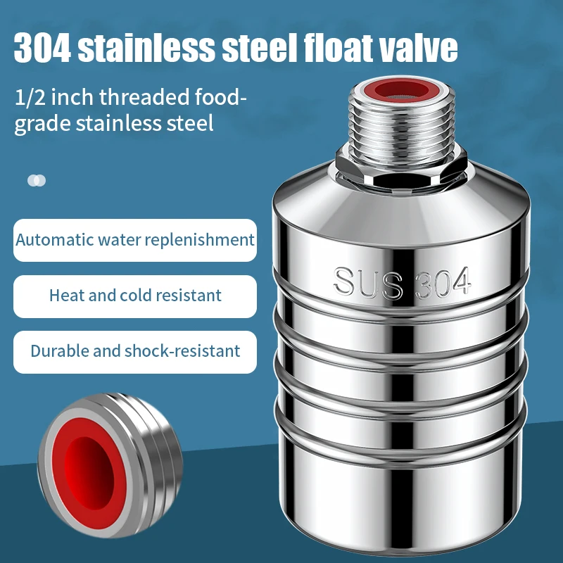 Stainless Steel 304 Float Ball Valve 1/2