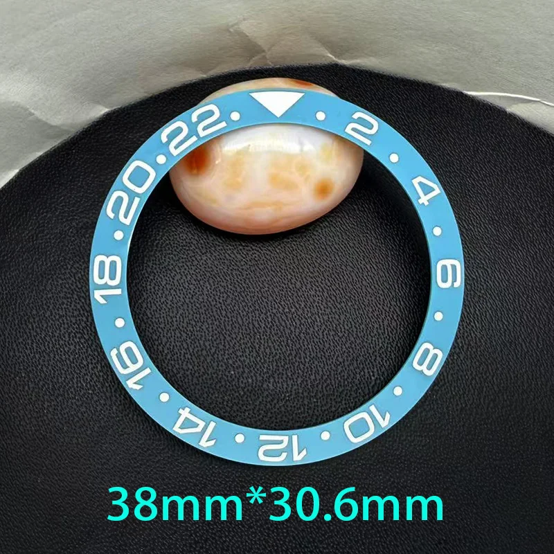 38 ミリメートル * 30.6 ミリメートルセラミック 40 ミリメートル SUB 時計ケース合金時計ベゼルインサートリングスロープ NH35 NH34 GMT ダイビングメンズ時計部品アクセサリー