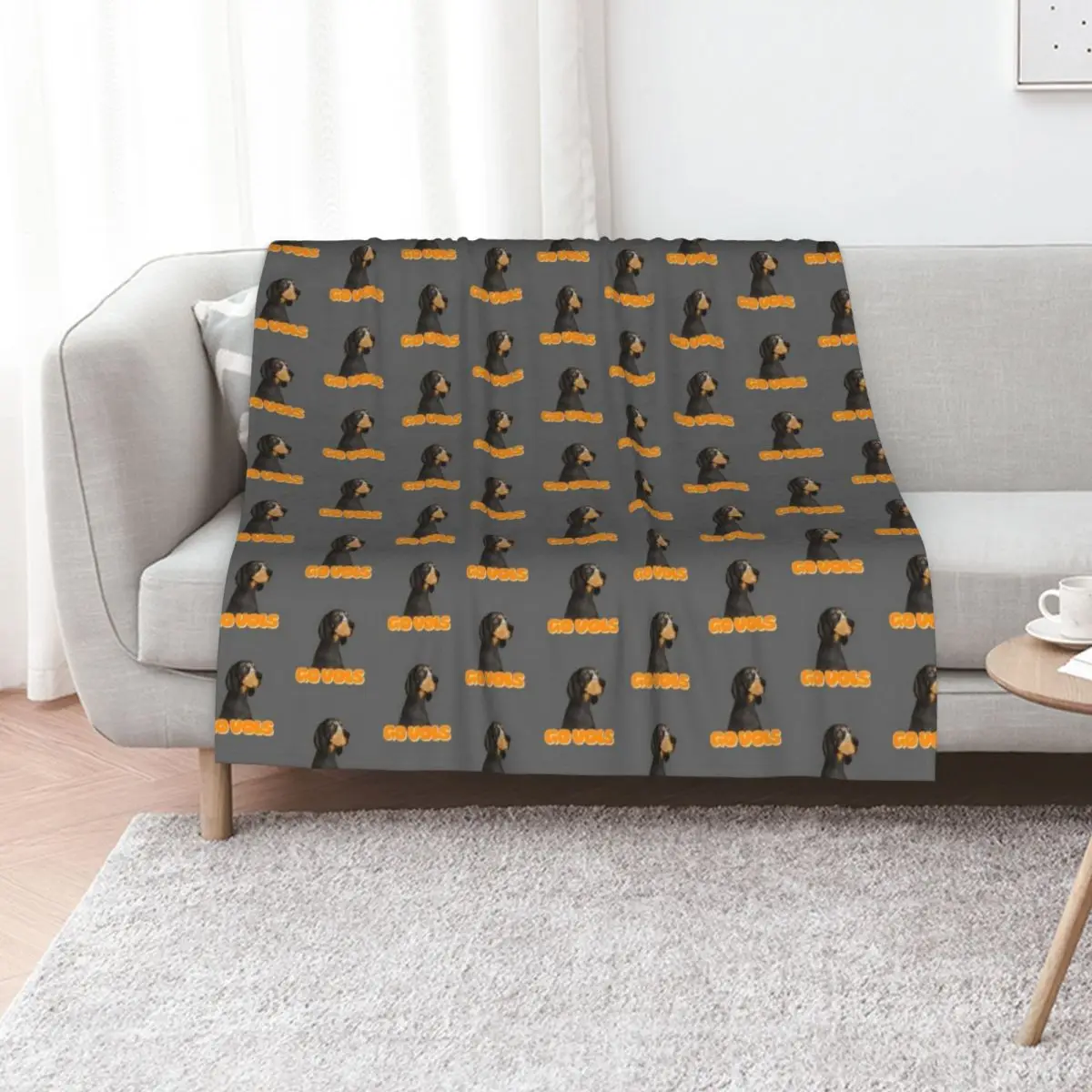 Smokey Dog Drawing Throw Blanket Polar Luxury Designer Soft Plush Plaid Designers Moving Large Blankets